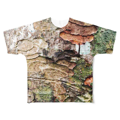 WALL ＂ISE " All-Over Print T-Shirt