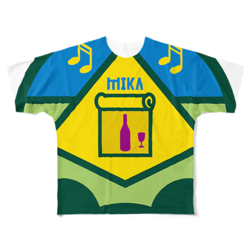 パ紋No.3368 MIKA  All-Over Print T-Shirt