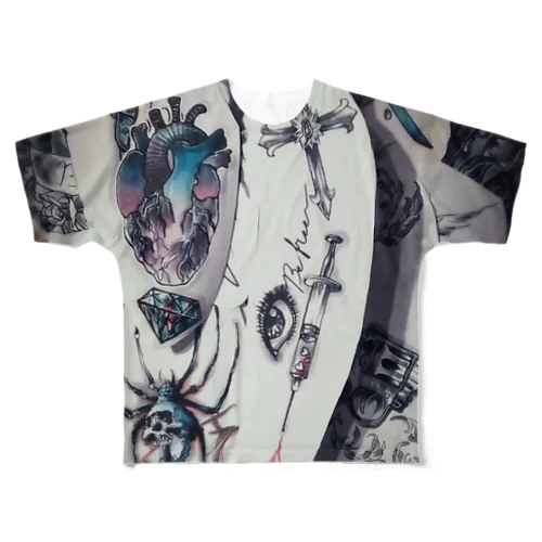 × All-Over Print T-Shirt