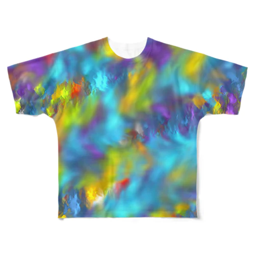 曇った世界 All-Over Print T-Shirt