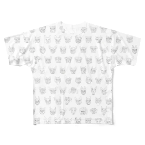 メーモリー・イヌイヌイヌーイヌー All-Over Print T-Shirt