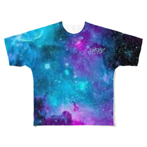 プラネタリウム☆ フルグラフィックTシャツ