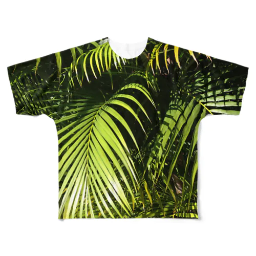 green All-Over Print T-Shirt