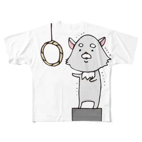 処刑人狼くん All-Over Print T-Shirt