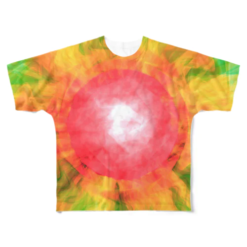 ジャングルの太陽 All-Over Print T-Shirt