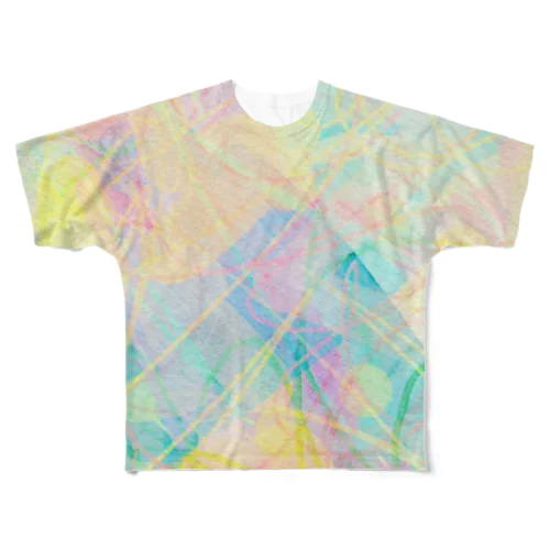 カラフルな何か All-Over Print T-Shirt