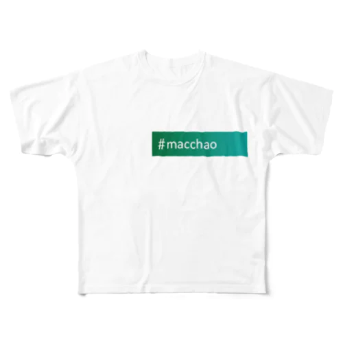 #macchao フルグラフィックTシャツ