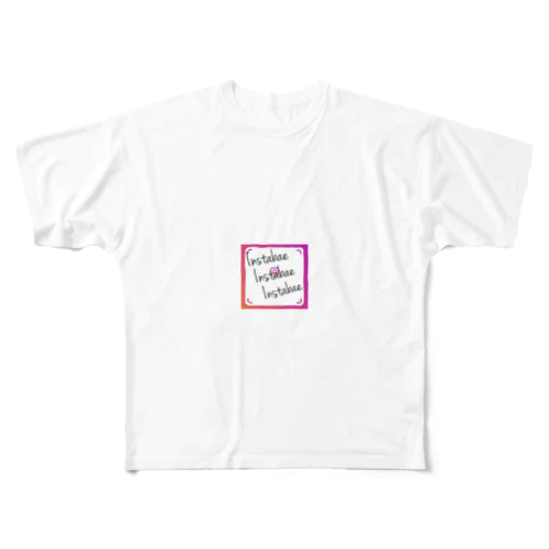 Instabae フルグラフィックTシャツ