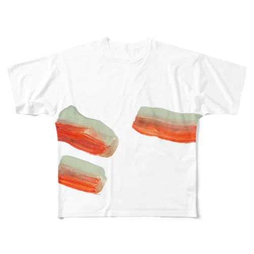 salmon All-Over Print T-Shirt