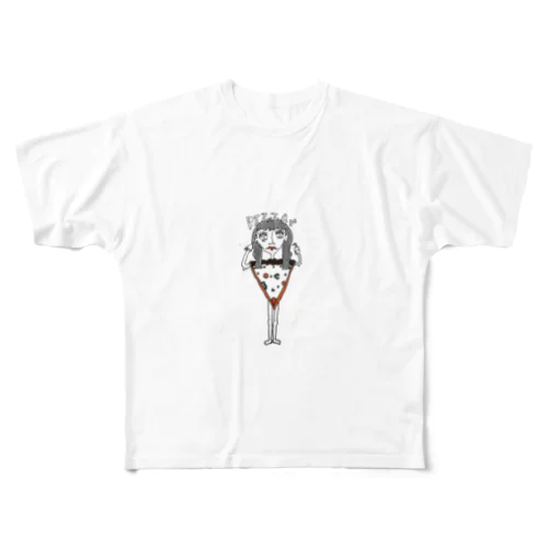 ｐｉｚｚａｍ All-Over Print T-Shirt