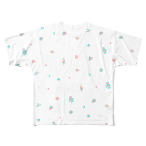 小さな宇宙　クリア All-Over Print T-Shirt