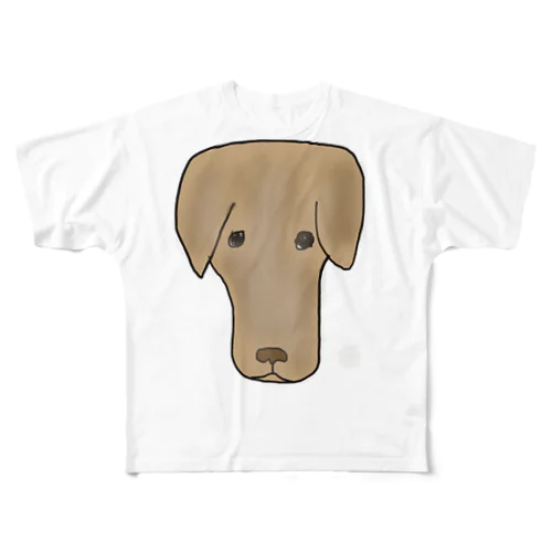 雑種犬 フルグラフィックTシャツ