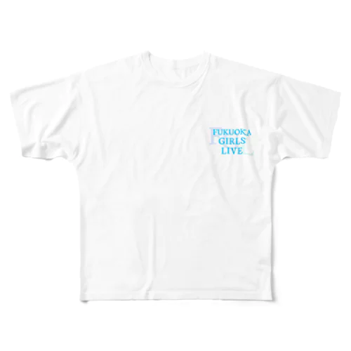FUKUOKA GIRLS LIVE All-Over Print T-Shirt