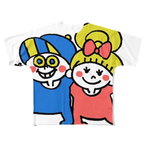 cuicui world2 フルグラフィックTシャツ