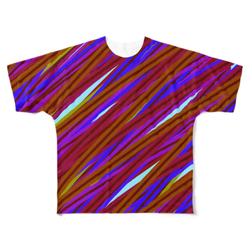 毛糸 All-Over Print T-Shirt