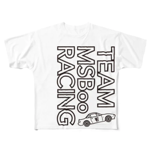 TEAM モタスポ部 RACING All-Over Print T-Shirt