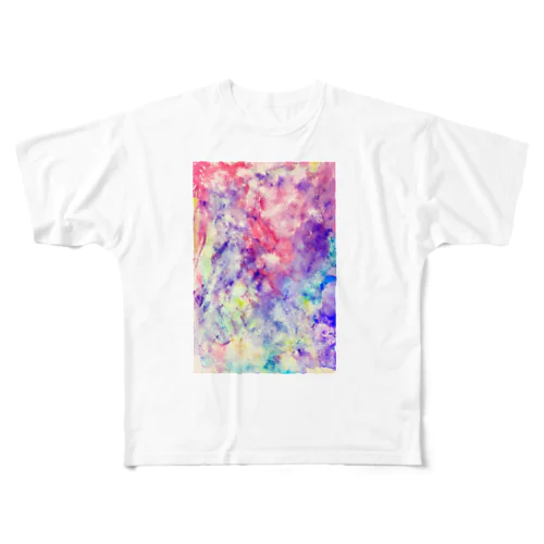 ビスマスモチーフ All-Over Print T-Shirt