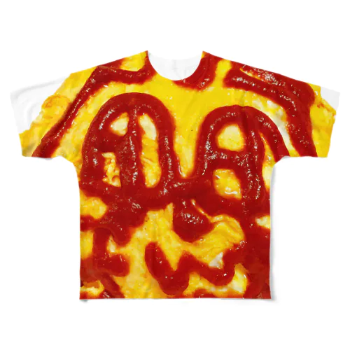 オムライスキャットCニャ！ All-Over Print T-Shirt