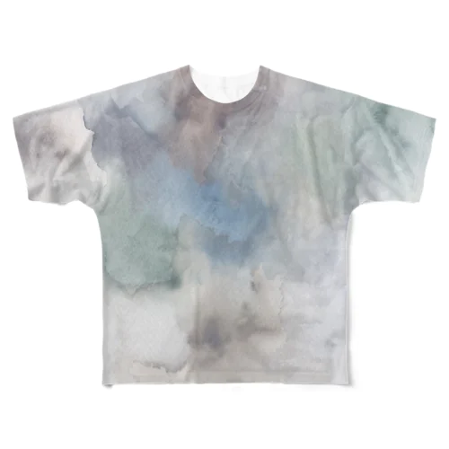 Watercolor art フルグラフィックTシャツ