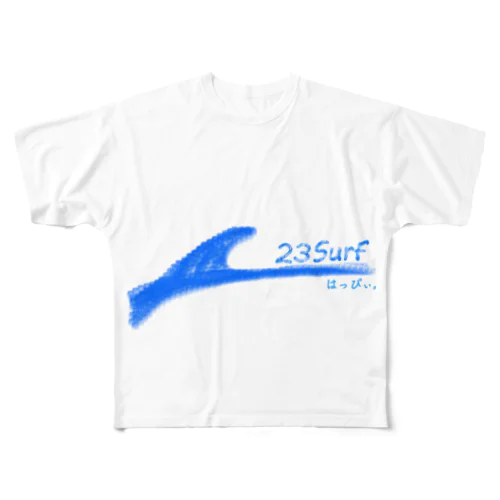 23Surf はっぴぃ。 フルグラフィックTシャツ