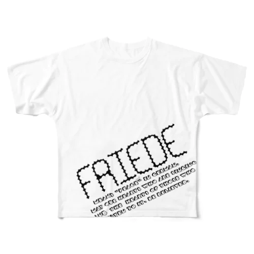 ポップFRIEDE All-Over Print T-Shirt