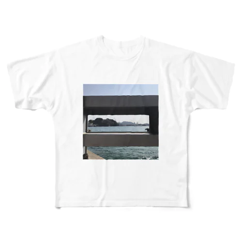 海面 フルグラフィックTシャツ