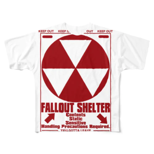 Fallout_Shelter フルグラフィックTシャツ