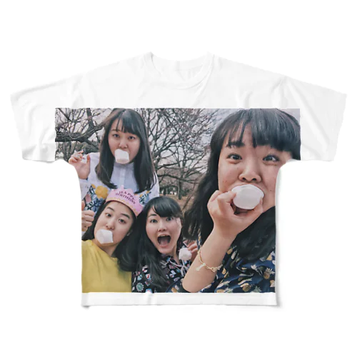 まちょまろ All-Over Print T-Shirt