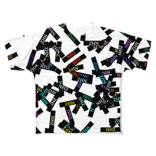 FAMIlIA 『NHZ』モノグラムTシャツ All-Over Print T-Shirt