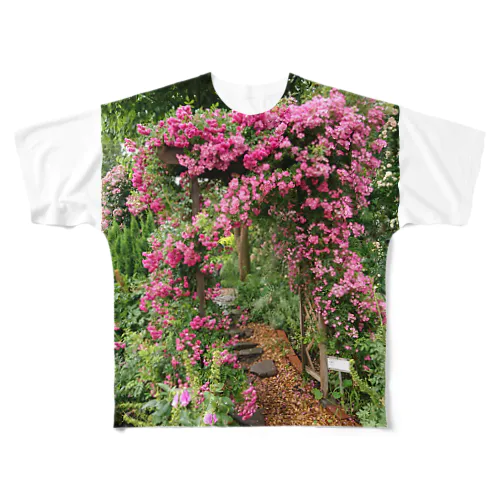 secret rose garden フルグラフィックTシャツ