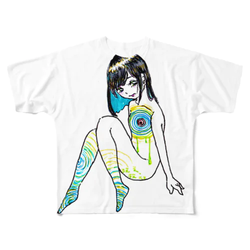 見透かす All-Over Print T-Shirt