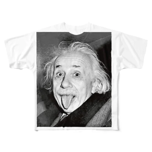 Hello Einstein フルグラフィックTシャツ