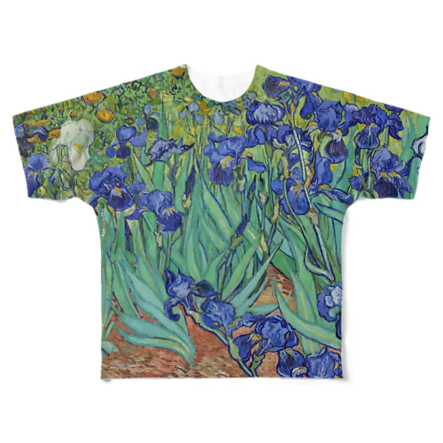 ゴッホ / アイリス / 1889 / Irises Vincent van Gogh フルグラフィックTシャツ