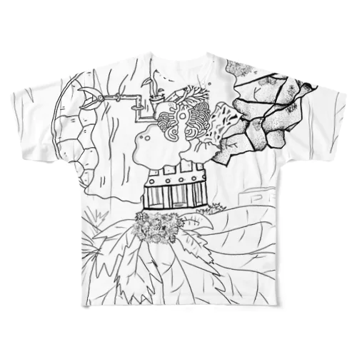 コペルニクス (rough 1) All-Over Print T-Shirt