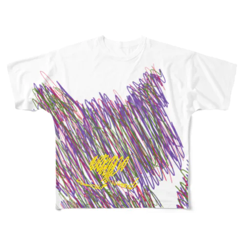 ねこ All-Over Print T-Shirt