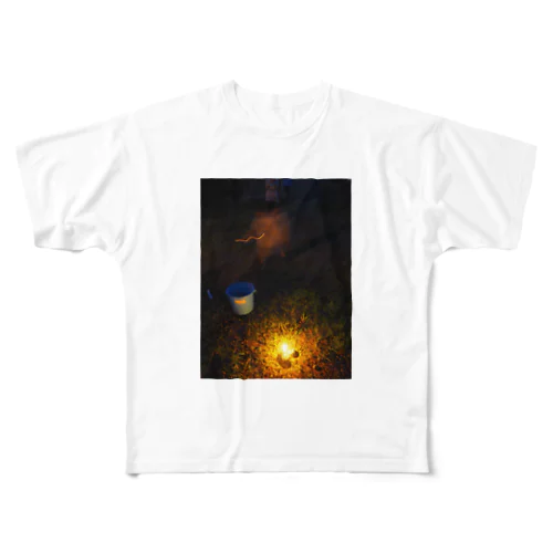 夏の幽霊（みたいな） All-Over Print T-Shirt