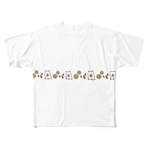 はむはむライン All-Over Print T-Shirt