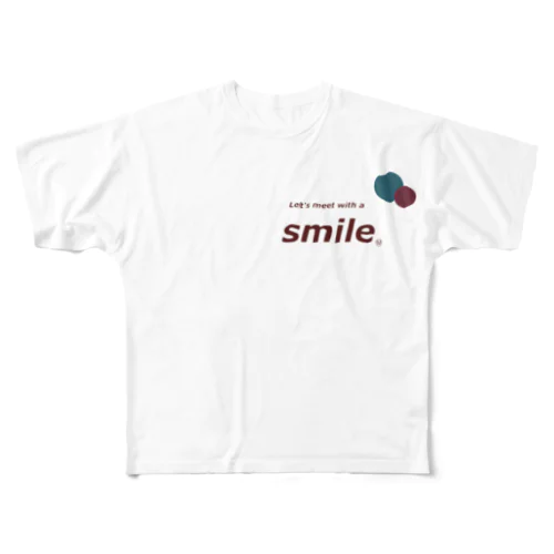 smileee フルグラフィックTシャツ