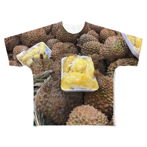 ドリアンDURIAN All-Over Print T-Shirt
