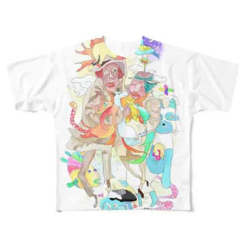 ワールドピース フルグラフィックTシャツ