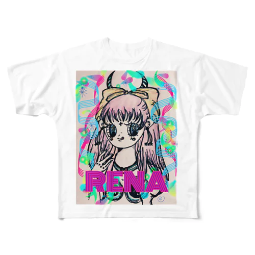 RENAシリーズ☆ フルグラフィックTシャツ