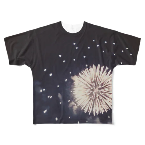 花火のかわいいところ All-Over Print T-Shirt