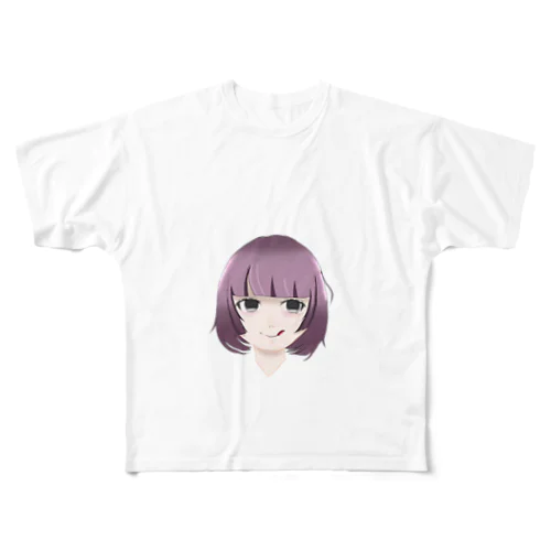 メンヘラちゃん フルグラフィックTシャツ