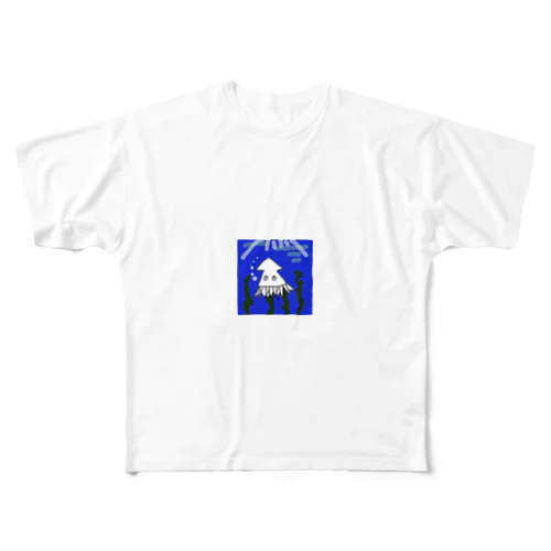 ただのイカ All-Over Print T-Shirt