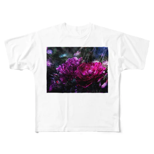 深淵の花 フルグラフィックTシャツ