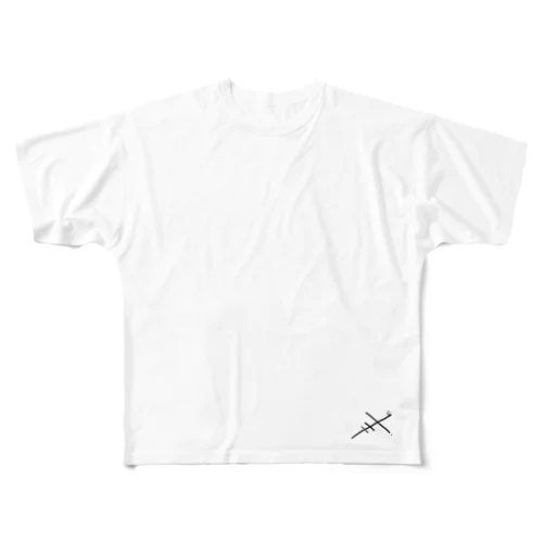 ただの線「兄弟」 All-Over Print T-Shirt