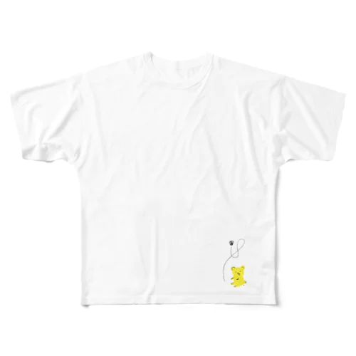 ハチクマさん All-Over Print T-Shirt