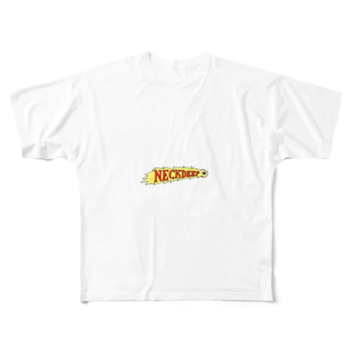 neck deep フルグラフィックTシャツ