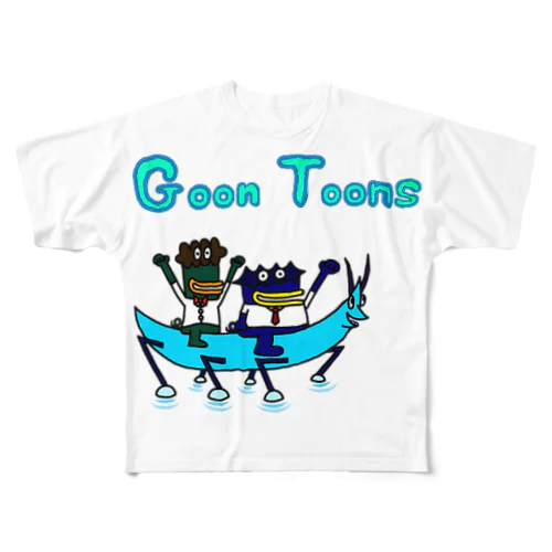 Goon Toons with Diggy フルグラフィックTシャツ