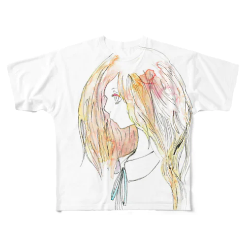 colour All-Over Print T-Shirt